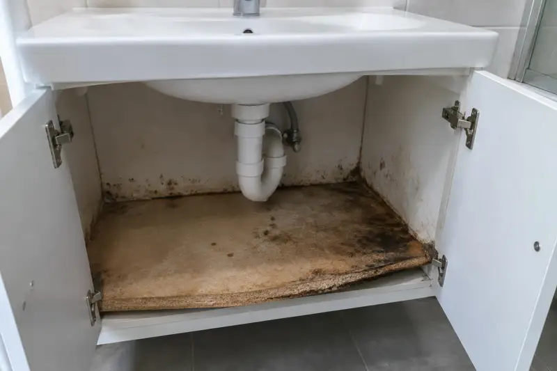 Vorher: Undichter Unterbau